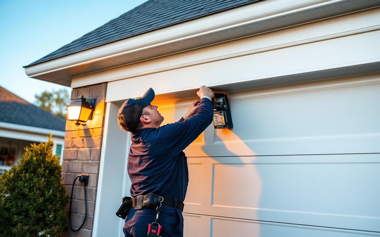 Maiden Garage Door Repair technician completing Garage Door Repair at a home in Maiden, NC